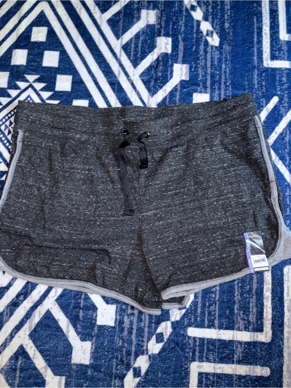 Athletic Works Charcoal Heather Shorts with Light Gray Trim